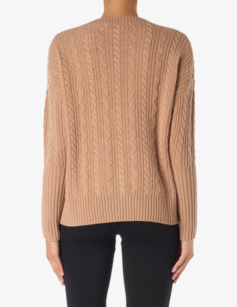 rinascente Pure Cashmere Maglione girocollo treccia