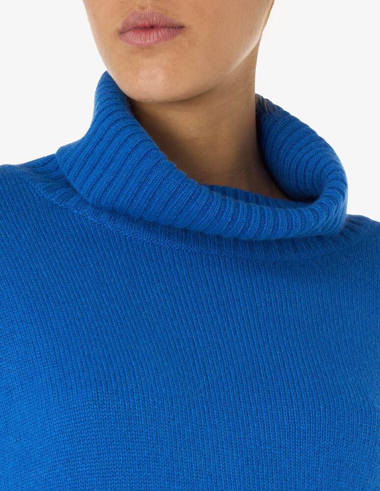 rinascente Pure Cashmere Turtle neck ribbed sweater