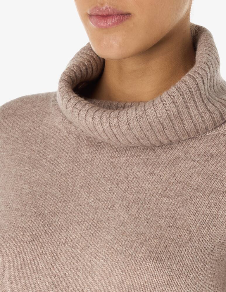 rinascente Pure Cashmere Turtle neck ribbed sweater