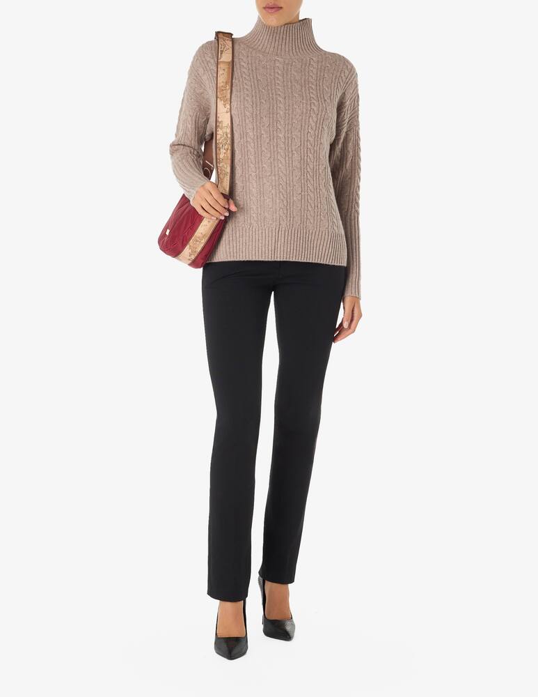 rinascente Pure Cashmere Maglione dolce vita treccia