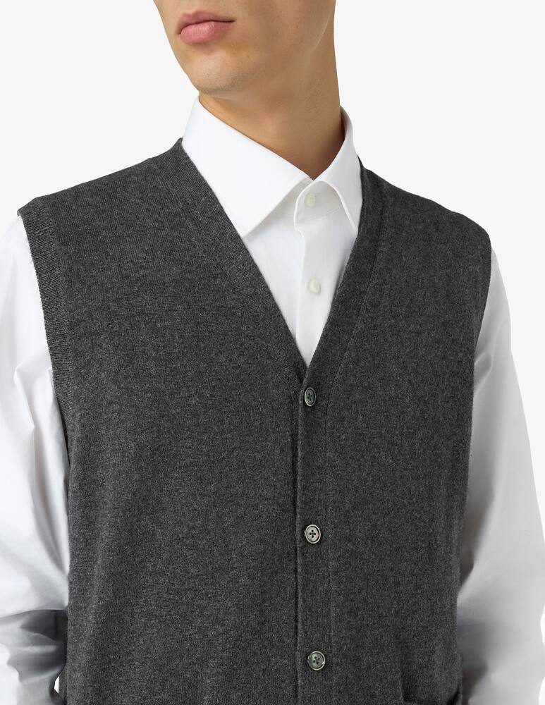 rinascente Rinascente Collection F12 cashmere buttonet gilet