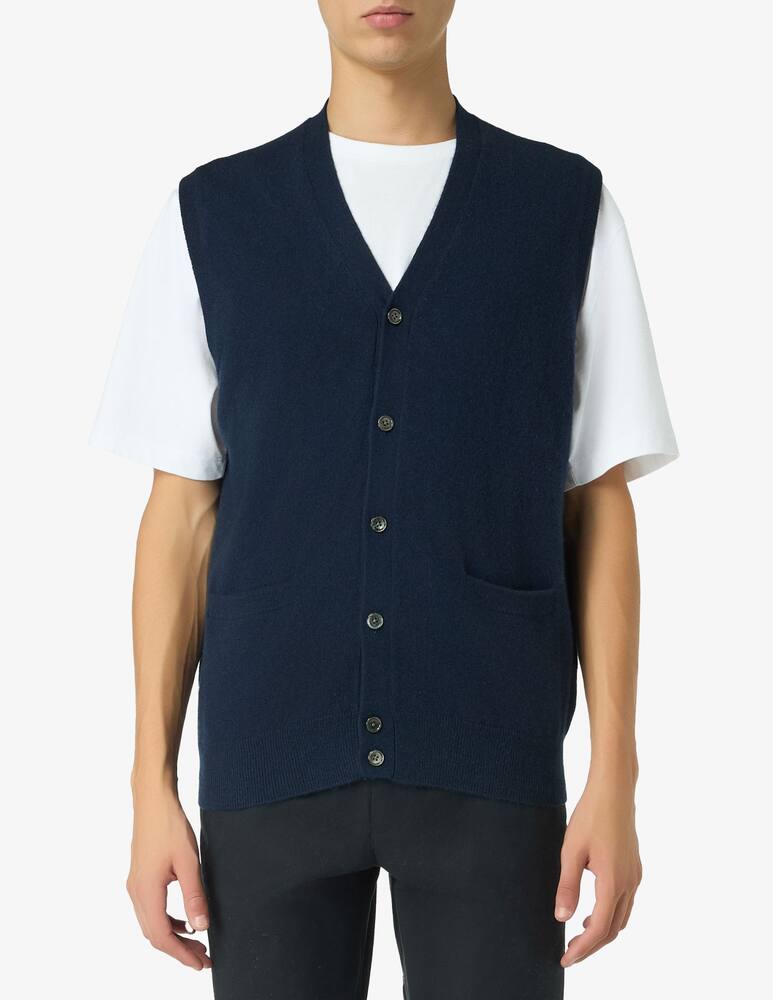 Rinascente Collection Gilet con bottoni cashmere f12 - immagine 1 Rinascente Collection Gilet con bottoni cashmere f12 - immagine 1