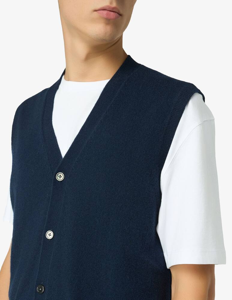 Rinascente Collection Gilet con bottoni cashmere f12 - immagine 4 Rinascente Collection Gilet con bottoni cashmere f12 - immagine 4