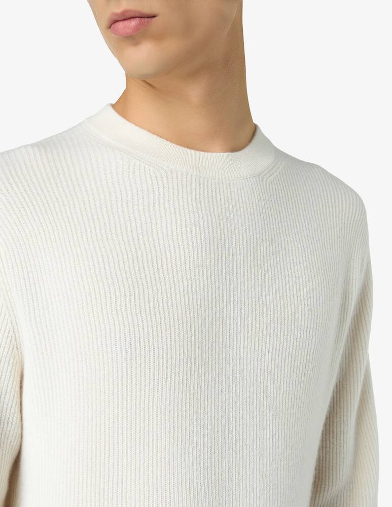 Pure Cashmere F12 cashmere english ribbed crewneck jumper - picture 4 Pure Cashmere F12 cashmere english ribbed crewneck jumper - picture 4