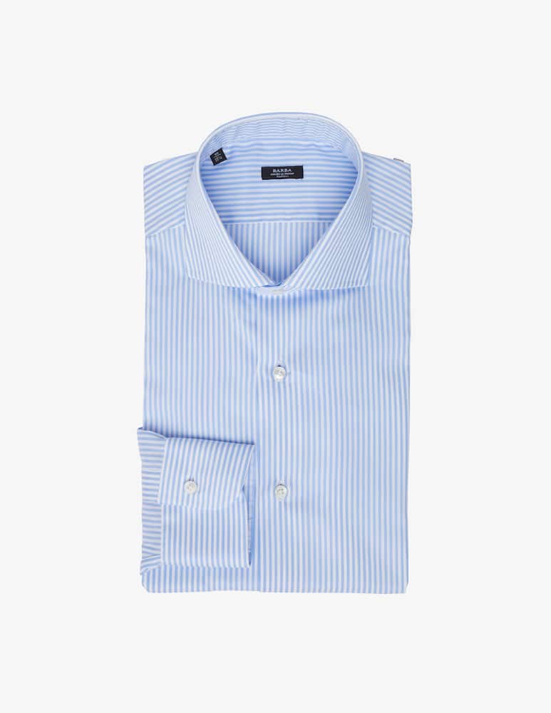 Barba Napoli Camicia slim fit riga twill - immagine 1 Barba Napoli Camicia slim fit riga twill - immagine 1