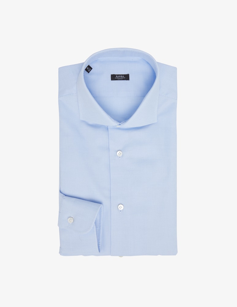Barba Napoli Camicia slim fit microarmatura - immagine 1 Barba Napoli Camicia slim fit microarmatura - immagine 1