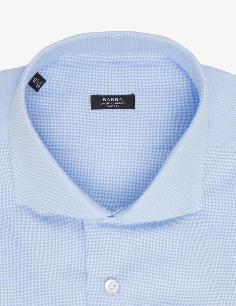 Barba Napoli Camicia slim fit microarmatura - immagine 2 Barba Napoli Camicia slim fit microarmatura - immagine 2