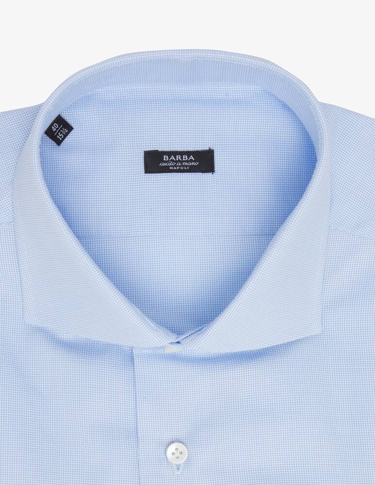 rinascente Barba Napoli Camicia slim fit microarmatura