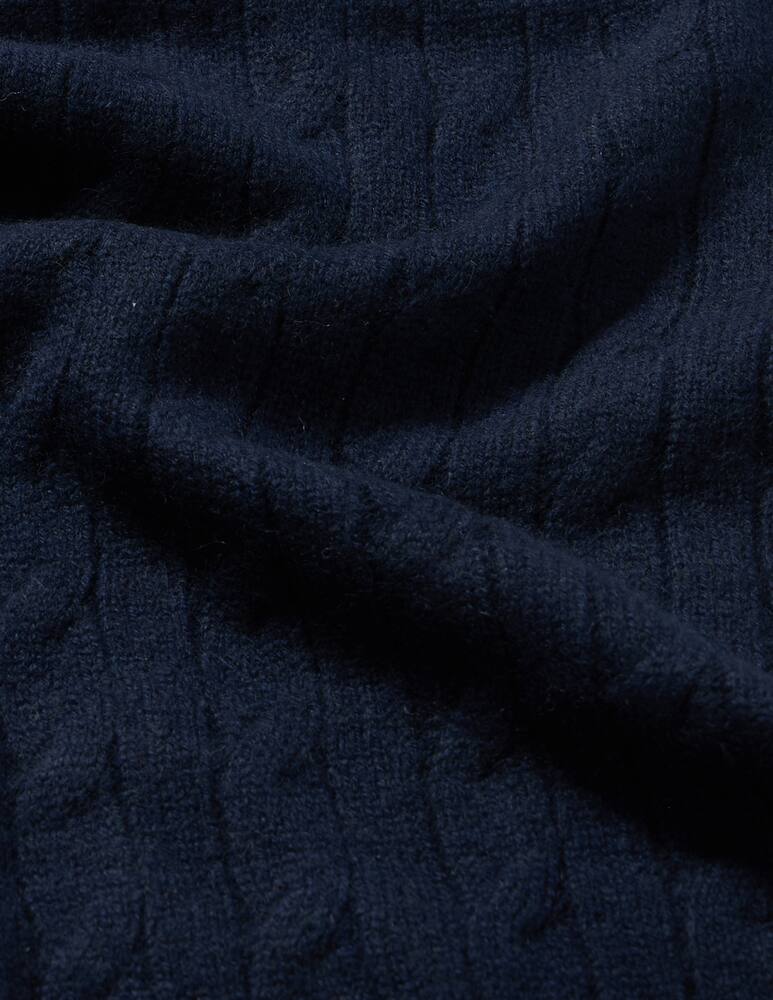 rinascente Pure Cashmere Costa braided scarf