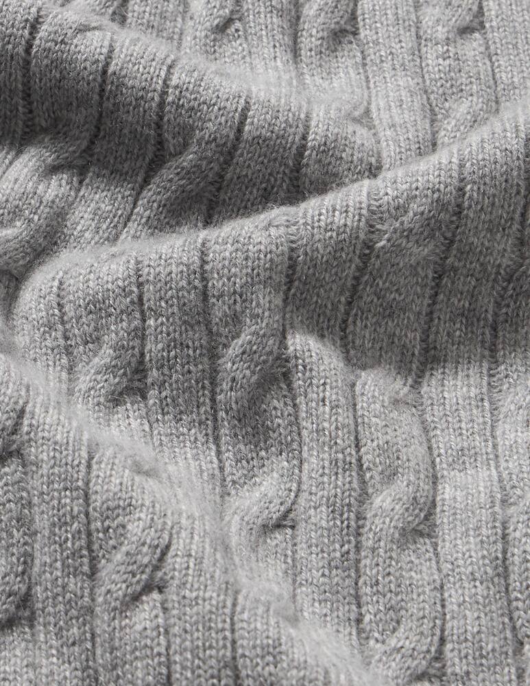 rinascente Pure Cashmere Costa braided scarf