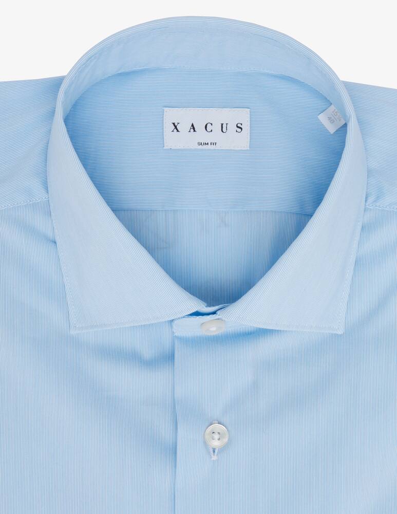 rinascente Xacus Camicia pop stretch 1000 righe slim