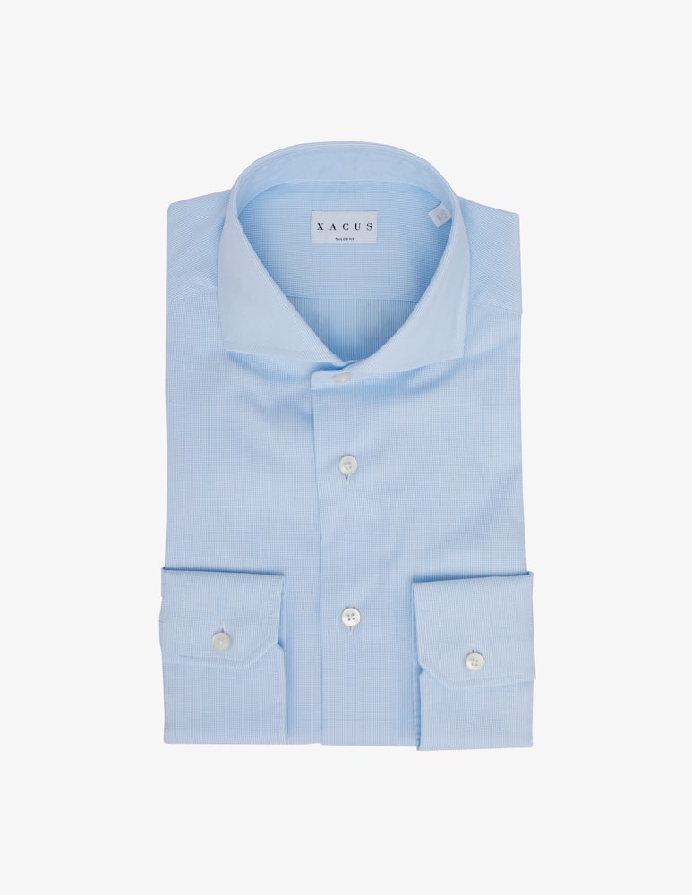 Xacus Camicia dobby micro tailored - immagine 1 Xacus Camicia dobby micro tailored - immagine 1