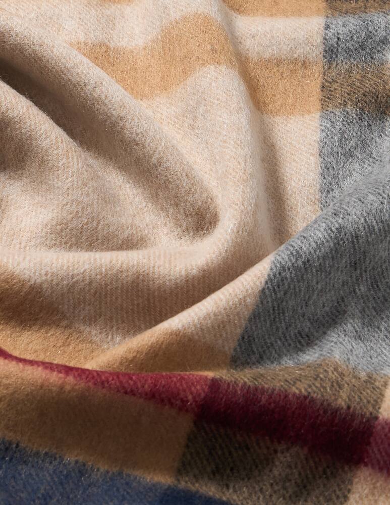 rinascente Pure Cashmere Macro check scarf