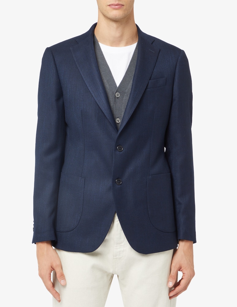 Sartoria Italiana Giacca monopetto d7 microarmatura - immagine 1 Sartoria Italiana Giacca monopetto d7 microarmatura - immagine 1