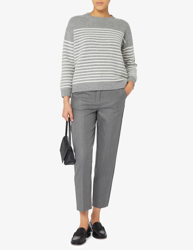 rinascente Rinascente Collection Boxy striped crew-neck sweater