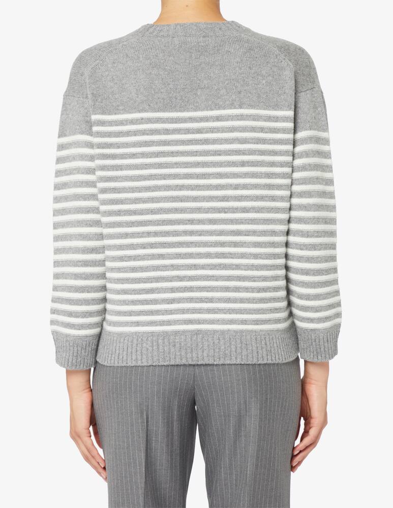 rinascente Rinascente Collection Boxy striped crew-neck sweater