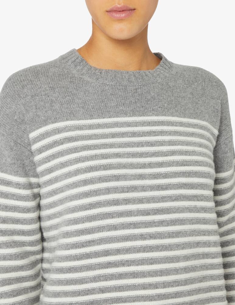 rinascente Rinascente Collection Boxy striped crew-neck sweater