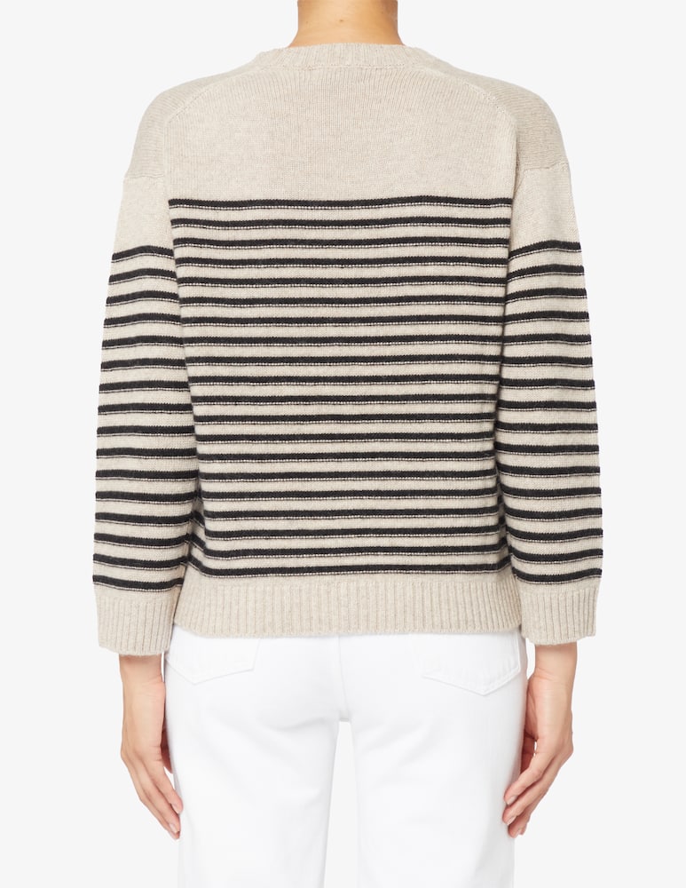 rinascente Rinascente Collection Maglione girocollo a riga boxy 