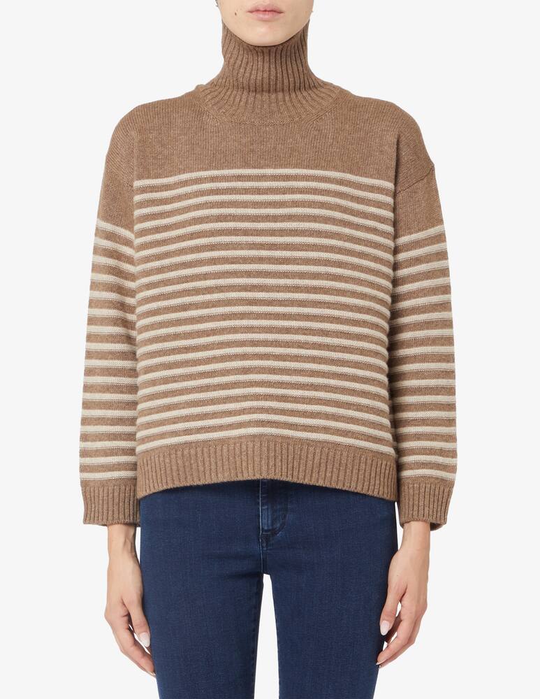 Rinascente Collection Boxy striped crew-neck sweater - picture 1 Rinascente Collection Boxy striped crew-neck sweater - picture 1