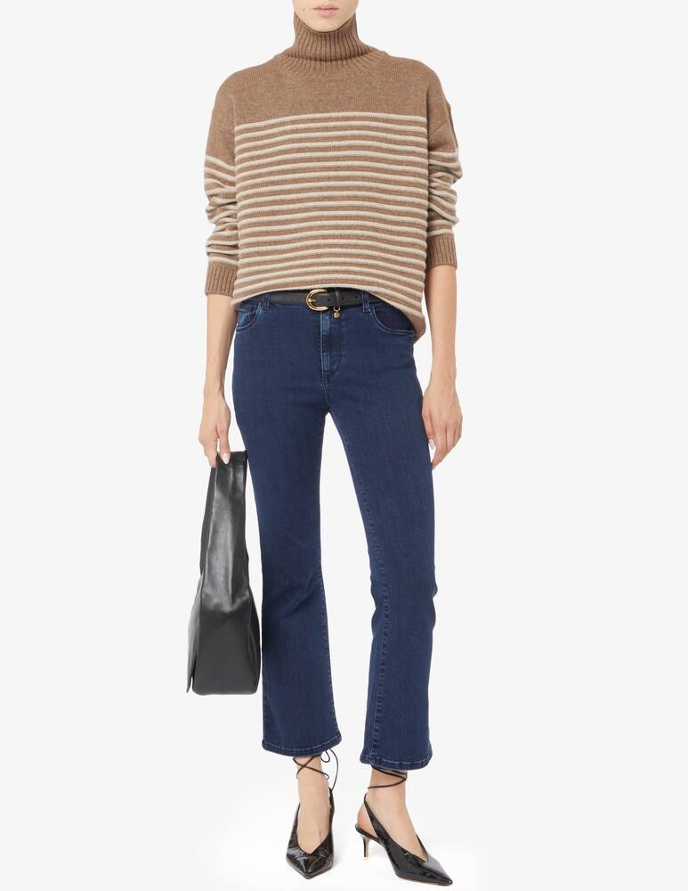 Rinascente Collection Boxy striped crew-neck sweater - picture 2 Rinascente Collection Boxy striped crew-neck sweater - picture 2
