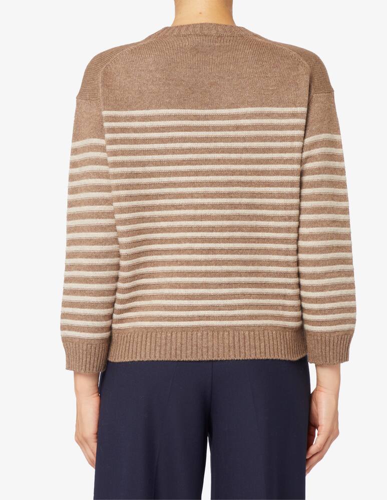 rinascente Rinascente Collection Boxy striped crew-neck sweater