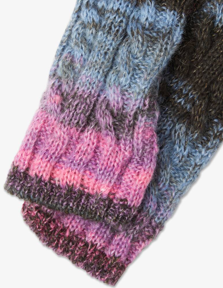 rinascente Rinascente Collection Guanti treccia manica stampa