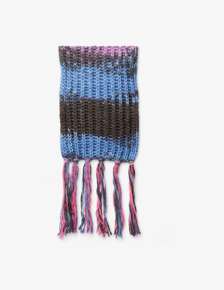 Rinascente Collection Stefania striped knitted scarf 26x171 - picture 1 Rinascente Collection Stefania striped knitted scarf 26x171 - picture 1