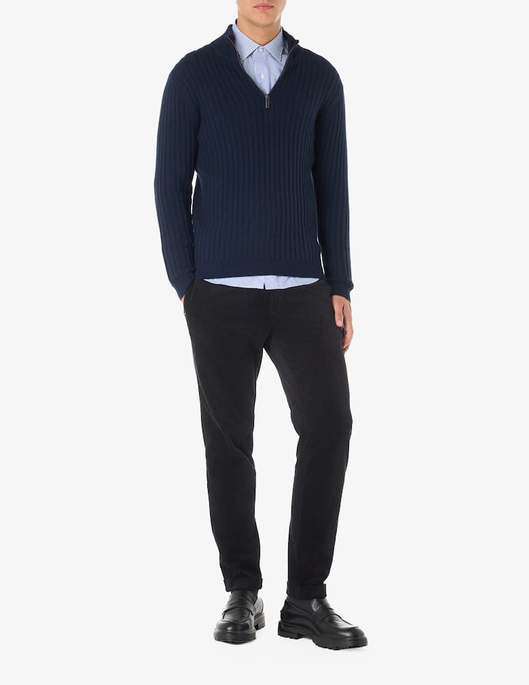 rinascente Pure Cashmere F7 cashmere half zipper jumper