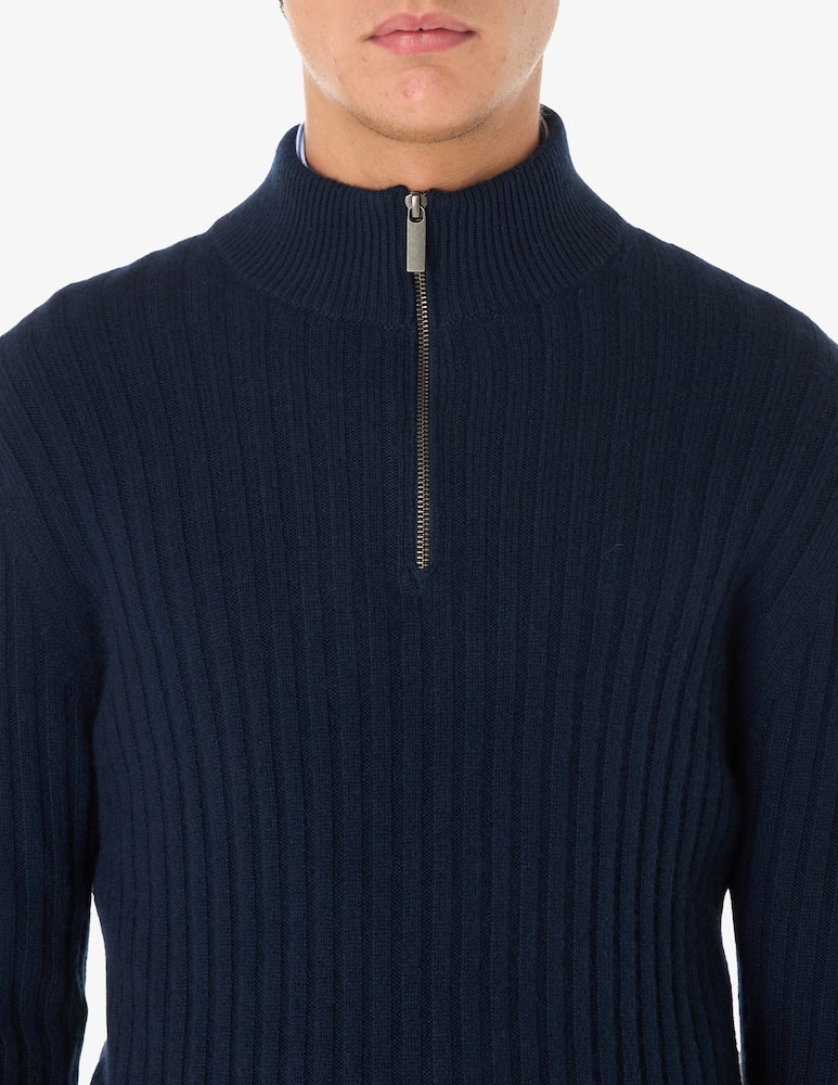 rinascente Pure Cashmere F7 cashmere half zipper jumper