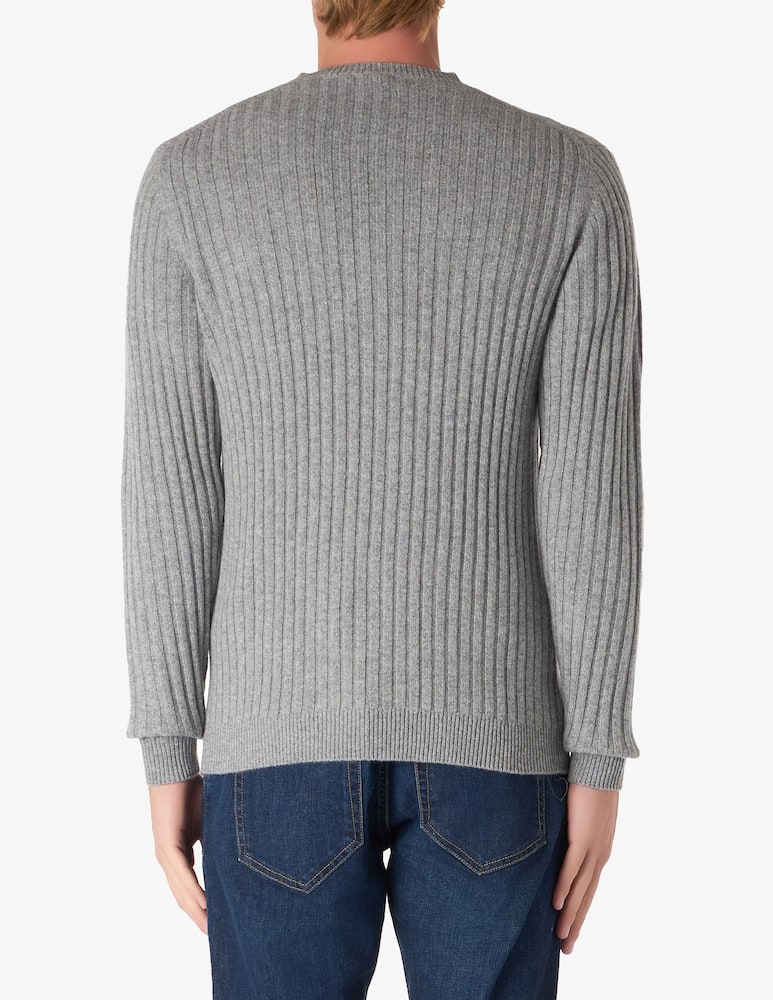 rinascente Pure Cashmere F7 ribbed cashmere jumper