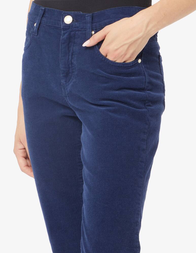 rinascente Elizabeth Ascot Pantaloni slim fit 5 tasche velluto