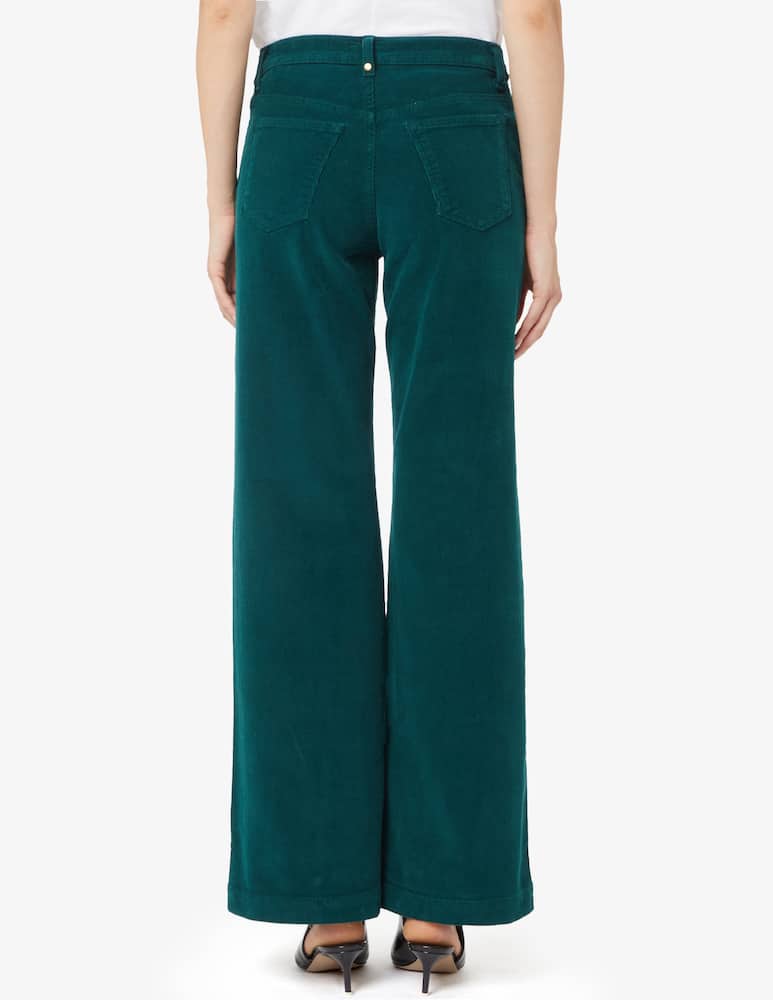 Elizabeth Ascot America velvet wide leg trousers - picture 3