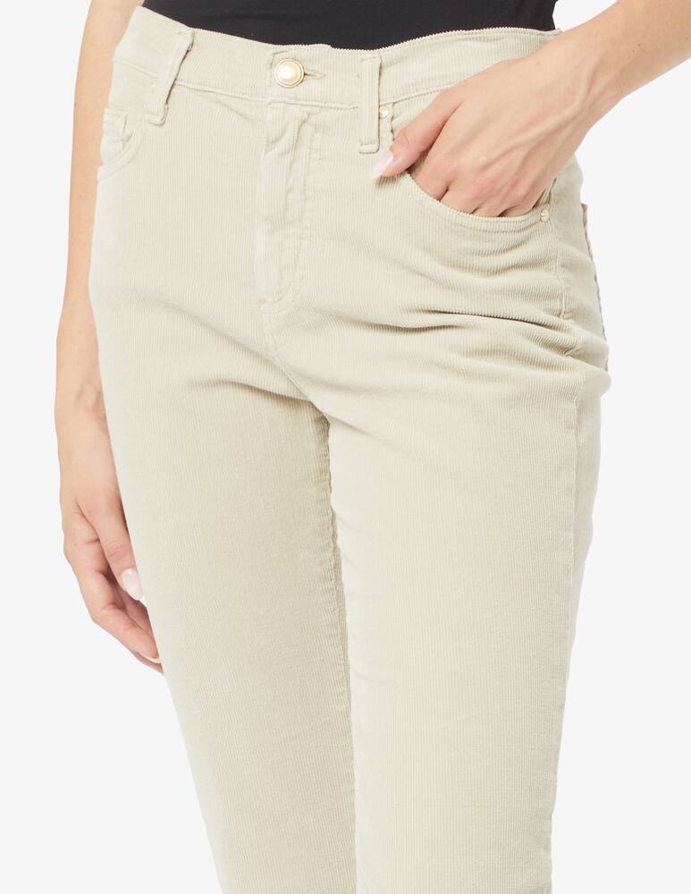 rinascente Elizabeth Ascot Pantaloni slim fit 5 tasche velluto