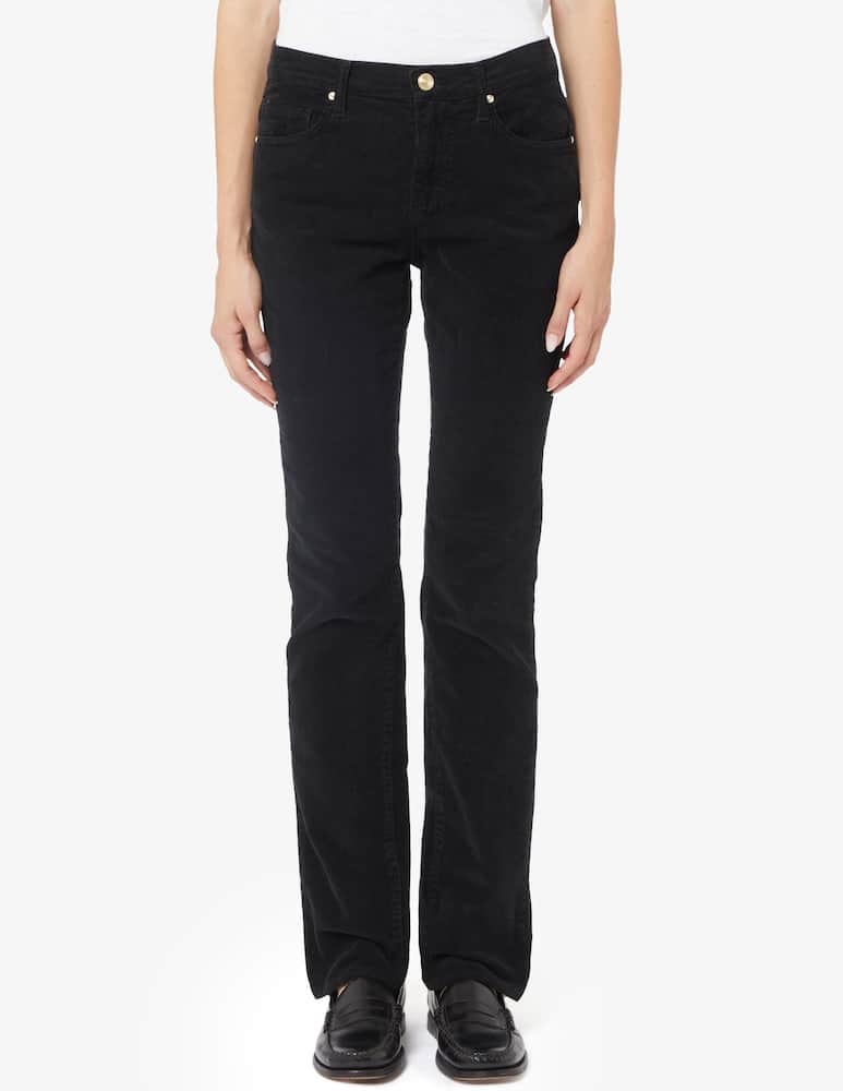 Elizabeth Ascot Slim fit 5 pocket velvet trousers - picture 1 Elizabeth Ascot Slim fit 5 pocket velvet trousers - picture 1
