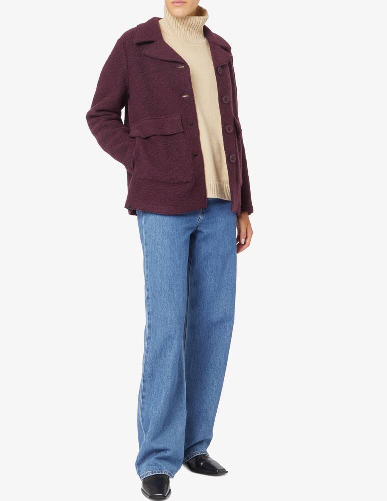 rinascente Elizabeth Ascot Caban lana cotta