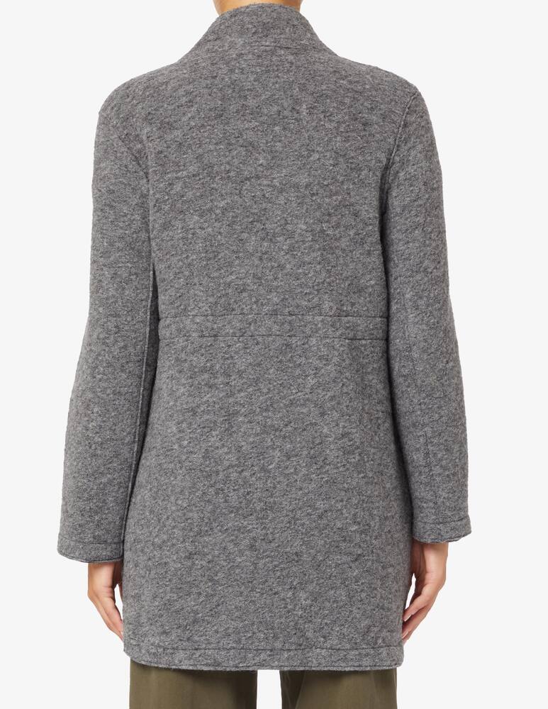 rinascente Elizabeth Ascot Cappotto collo alto parka lana cotta