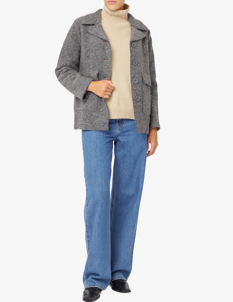 rinascente Elizabeth Ascot Caban lana cotta