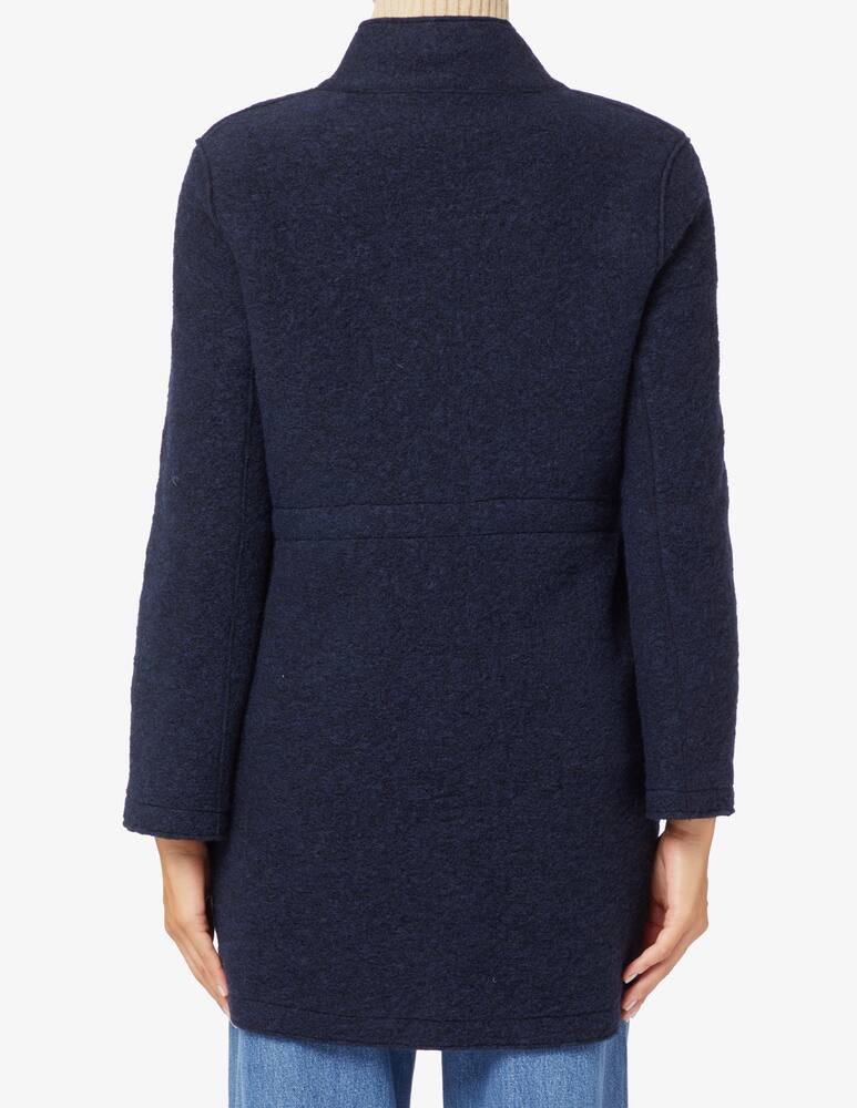 rinascente Elizabeth Ascot Cappotto collo alto parka lana cotta