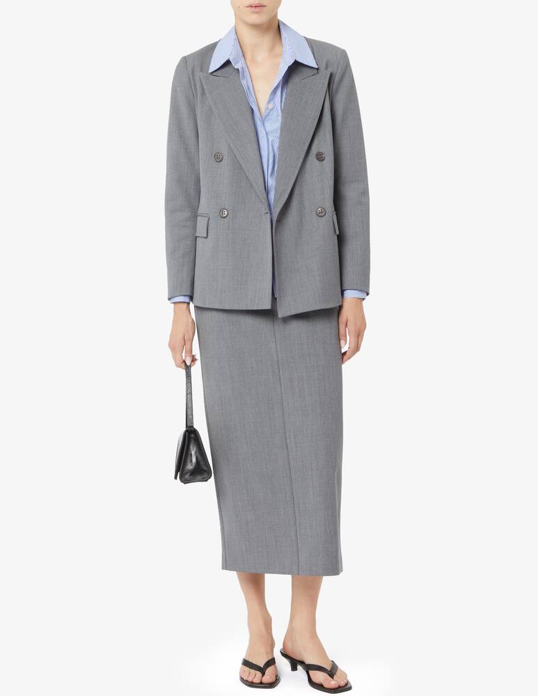 rinascente 24.7 Studio Giacca doppiopetto lungo in misto lana