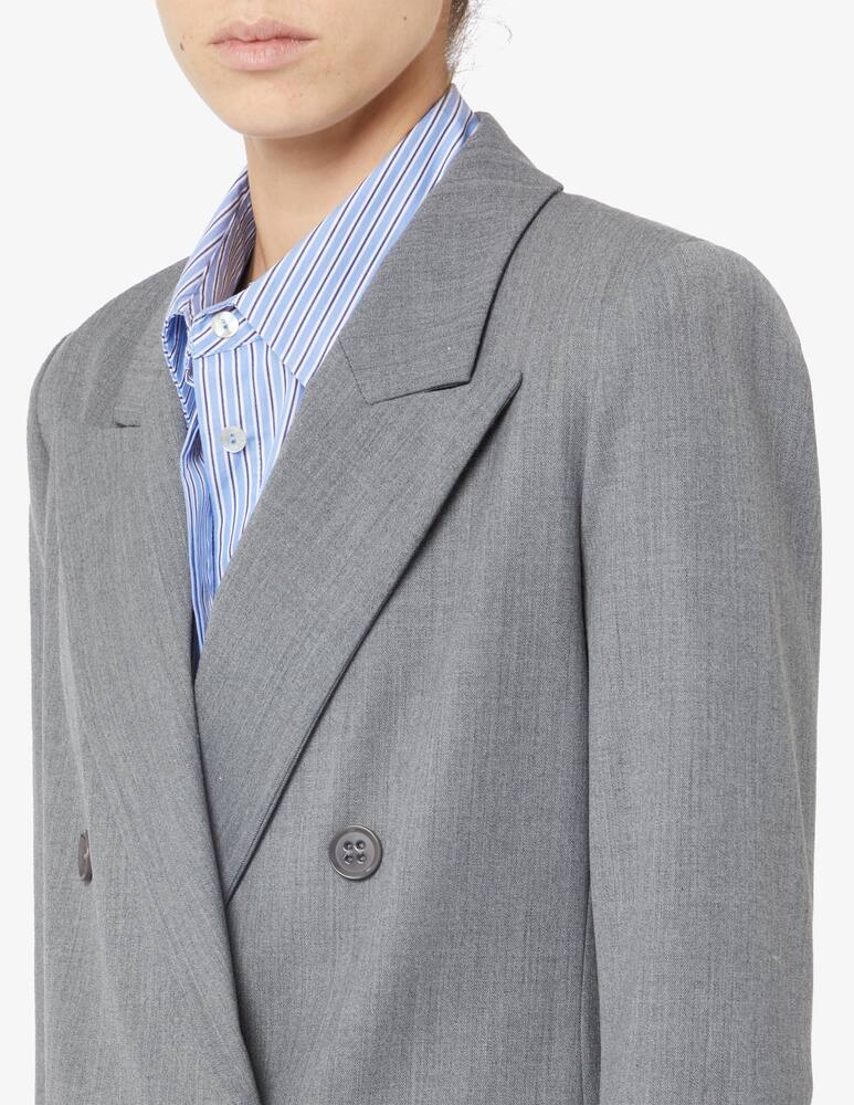 rinascente 24.7 Studio Giacca doppiopetto lungo in misto lana