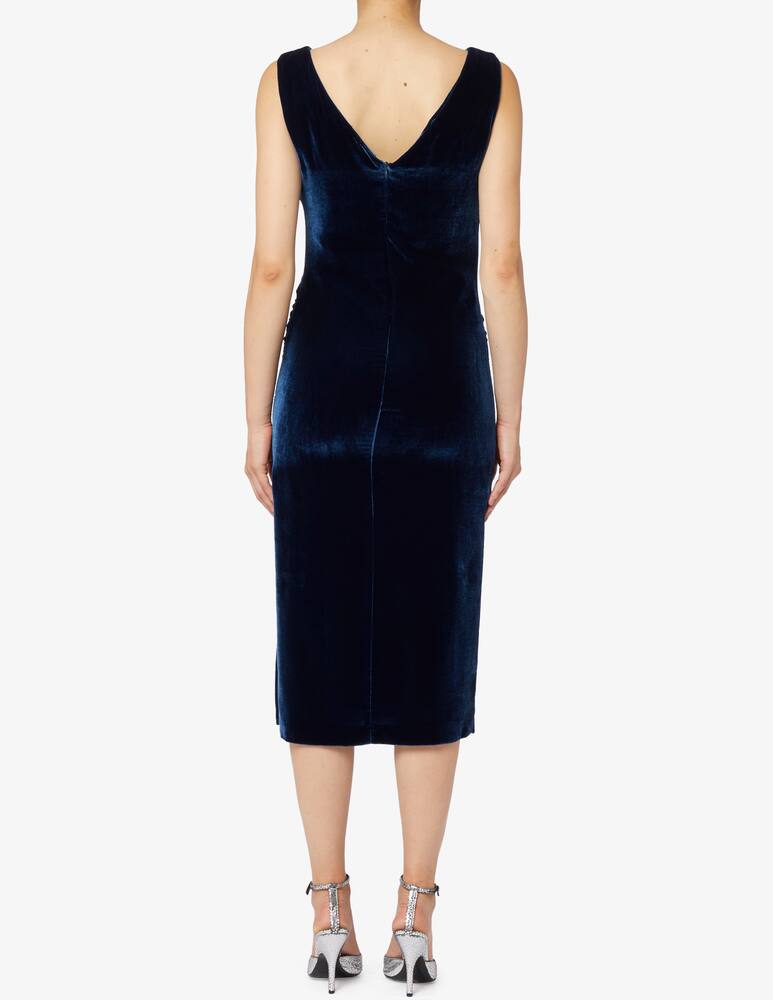 rinascente 24.7 Studio Velvet sheath midi dress