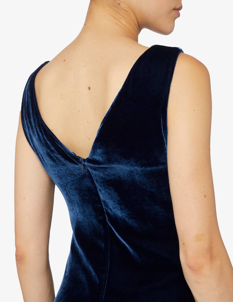 rinascente 24.7 Studio Velvet sheath midi dress