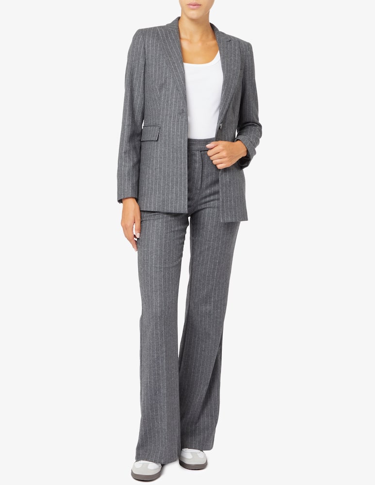 24.7 Studio Blazer gessato misto lana - immagine 2