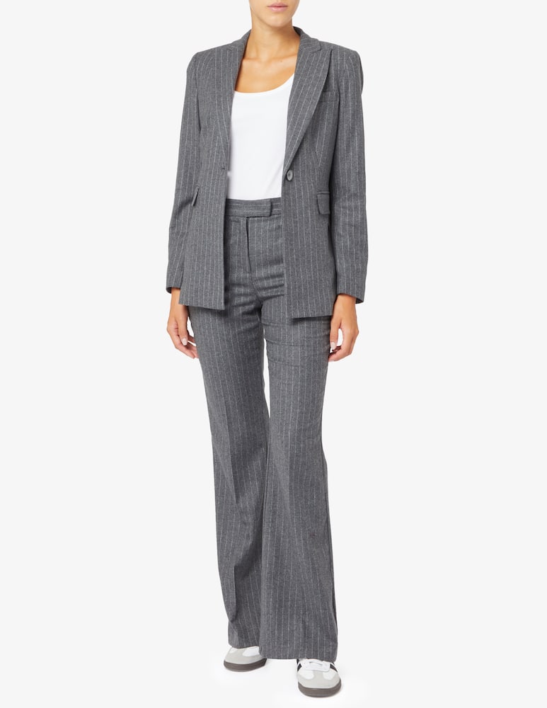 rinascente 24.7 Studio Flared pinstriped wool trousers