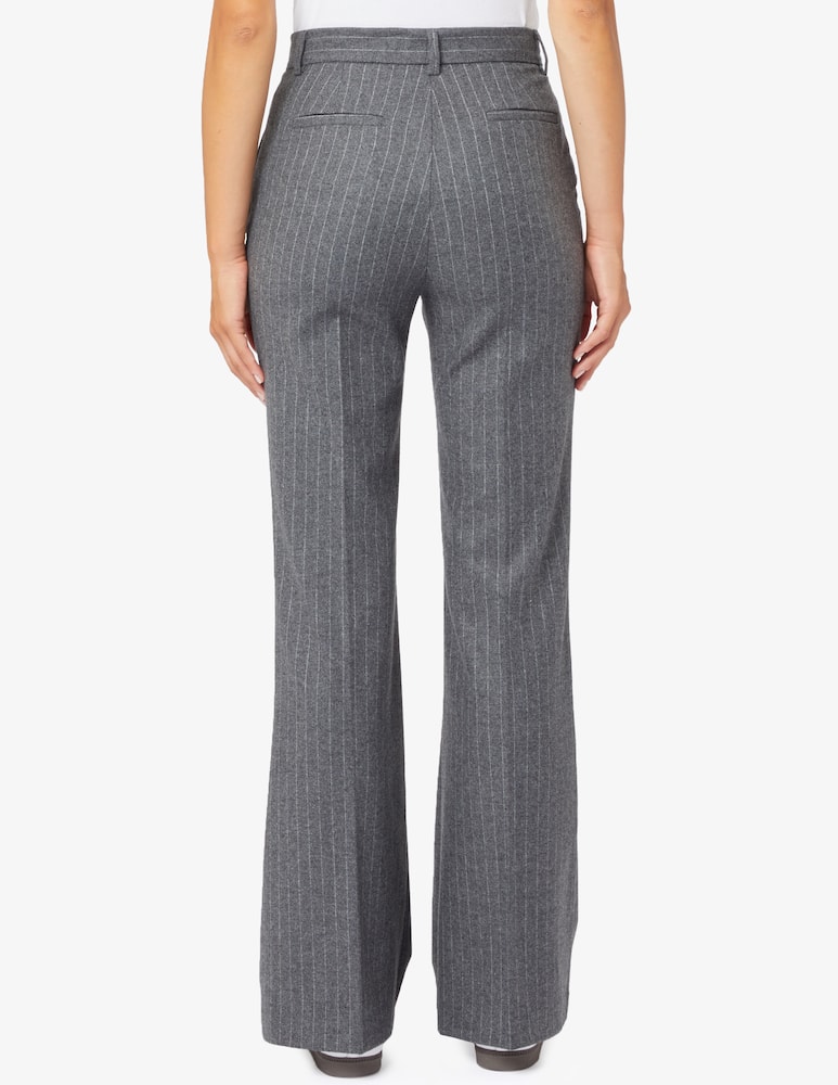 24.7 Studio Pantaloni flare gessato in lana - immagine 3 24.7 Studio Pantaloni flare gessato in lana - immagine 3
