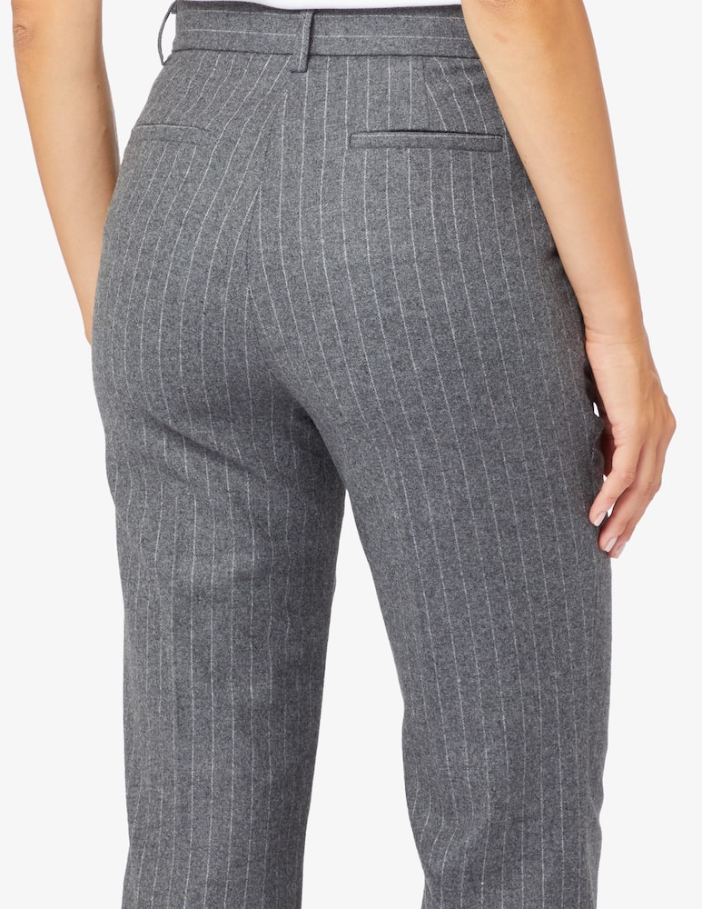 24.7 Studio Pantaloni flare gessato in lana - immagine 4 24.7 Studio Pantaloni flare gessato in lana - immagine 4