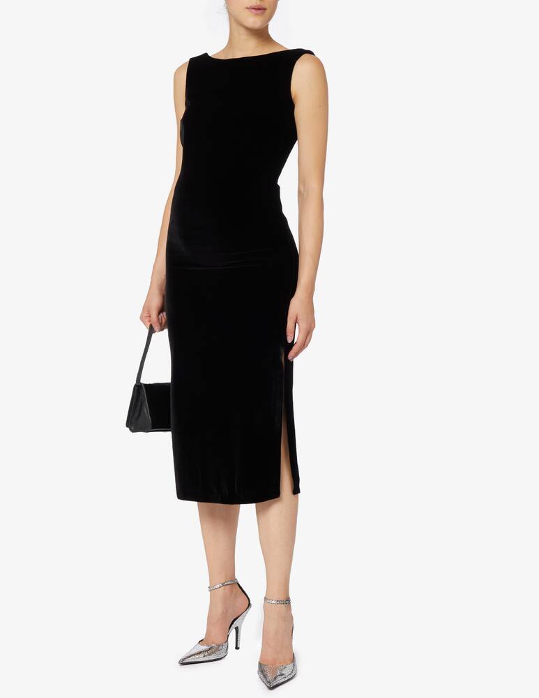 rinascente 24.7 Studio Velvet sheath midi dress