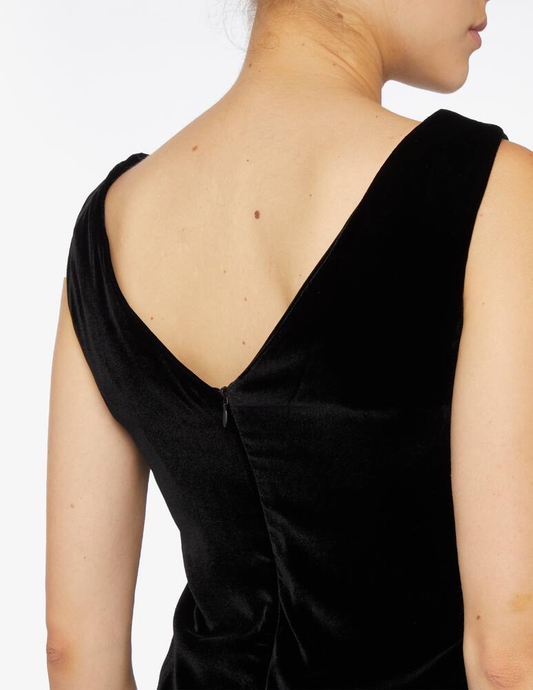 rinascente 24.7 Studio Velvet sheath midi dress