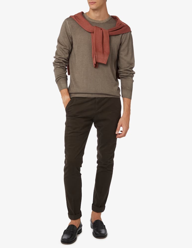 Gran Sasso Washed merino crewneck jumper - picture 2 Gran Sasso Washed merino crewneck jumper - picture 2