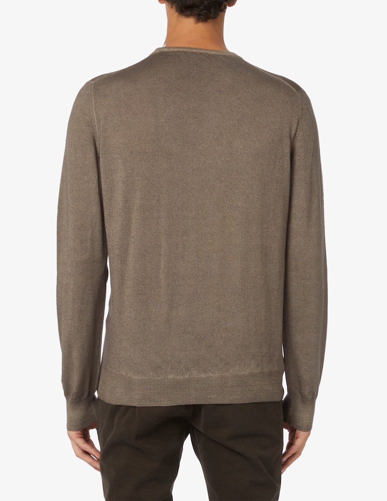 Gran Sasso Washed merino crewneck jumper - picture 3 Gran Sasso Washed merino crewneck jumper - picture 3